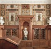 Schloss Wörlitz - Bibliothek - Nordwand    Quelle:  KSDW